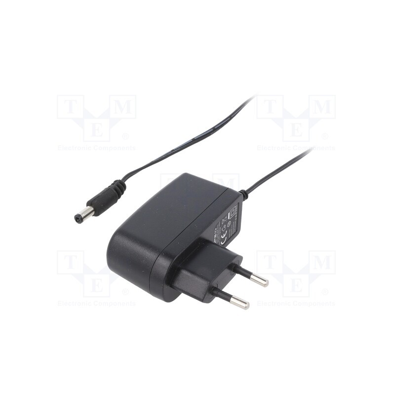 1 pcs x ESPE - ESPE-0606-W2E-2555 - Power supply: switched-mode, plug, 6VDC, 1A, 6W, Plug: EU, 79%