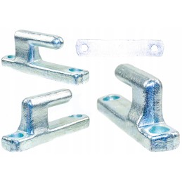 Hinge pin truck trailer semi-trailer side