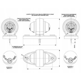 Horpol LD 465 LED trailer marker lamp
