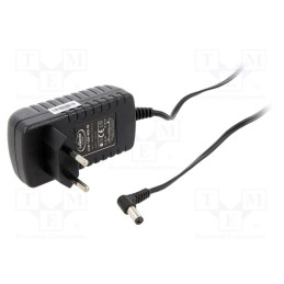 1 pcs x CELLEVIA POWER - CLW-1505-W2E-EB-L - Power supply: switched-mode, plug, 5VDC, 3A, 15W, Plug: EU, 82%