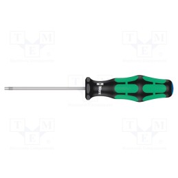 1 pcs x WERA - 5023107001 - Screwdriver, Hex Plus key, HEX 2,5mm, Blade length: 75mm
