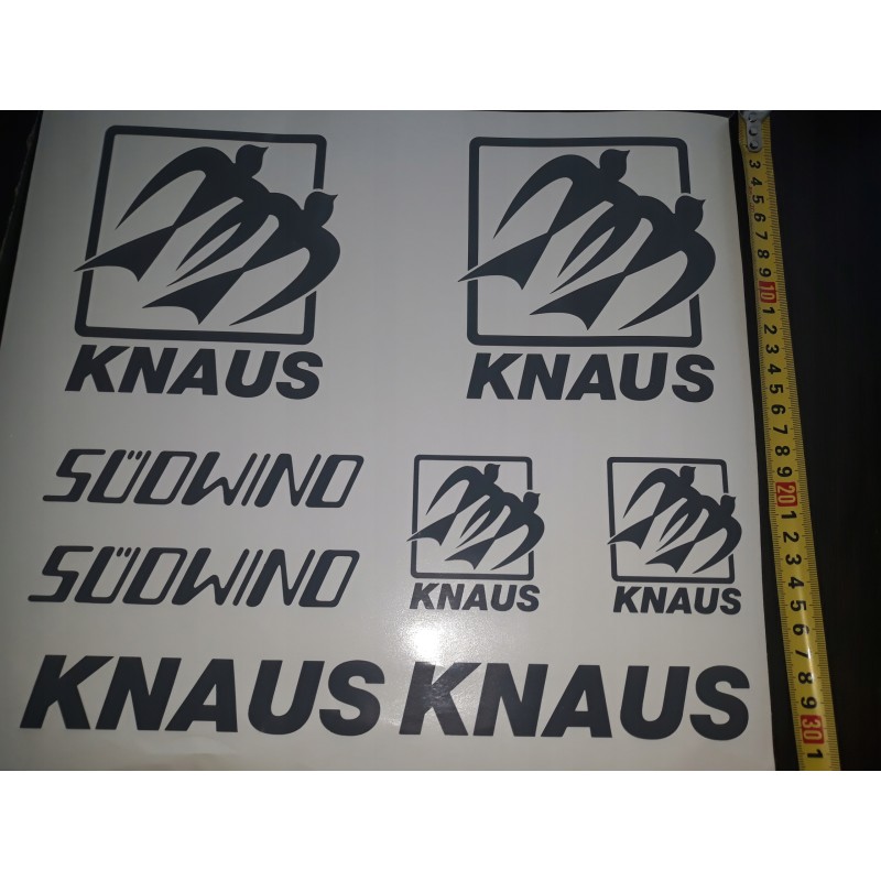 Knaus sticker set sudowind trailer stickers