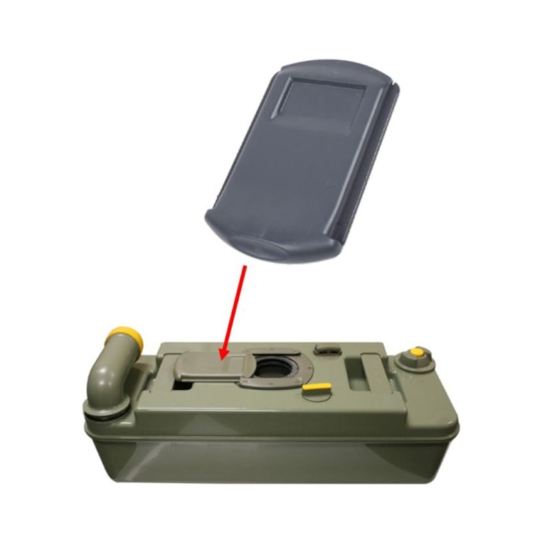 Sliding plate for feces tank c400 500