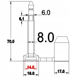 Seal bottle container seals, set of 10 pcs