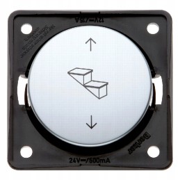 Berker 5-step button for a camper trailer