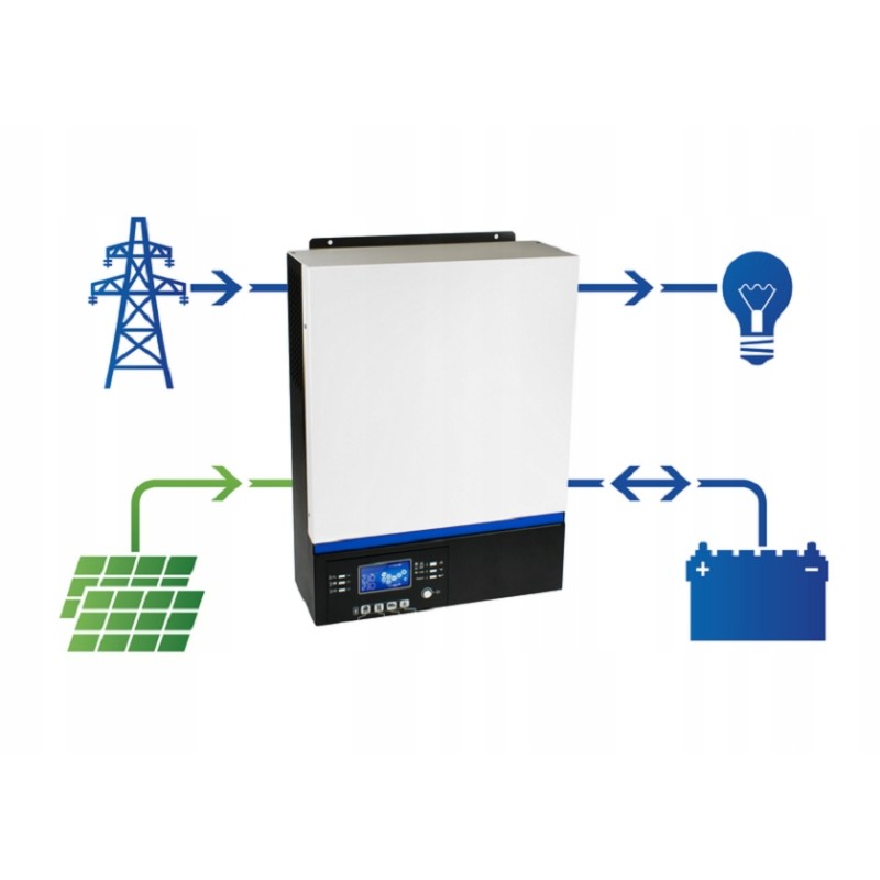Hybrid inverter 10kw 48v emergency power supply