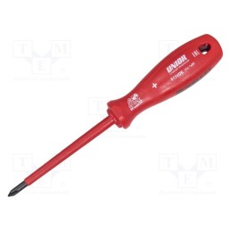 1 pcs x UNIOR - 616479 - Screwdriver, insulated, Phillips, PH1, Blade length: 80mm, 1kVAC