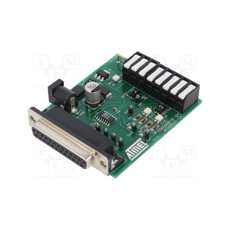 1 pcs x MICROCHIP TECHNOLOGY - ATA6826-DK - Dev.kit: evaluation, Comp: ATA6826, motor driver