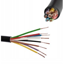 Electric cable, 8-core cable, 7x1 1 5mm, flexible