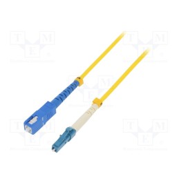 1 pcs x QOLTEC - 54342 - Fiber patch cord, LC/UPC,SC/UPC, 7m, Optical fiber: 9/125um, LSZH