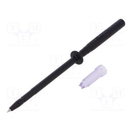 1 pcs x STu00c4UBLI - 24.0235-21 - Test probe, 1A, black, Socket size: 4mm, Overall len: 122mm