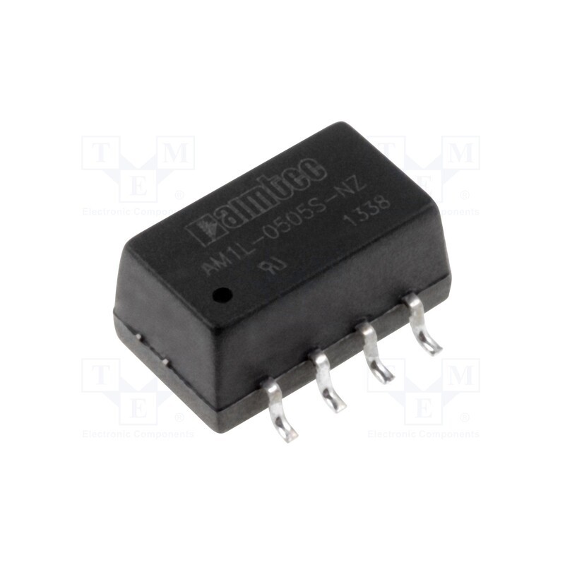 1 pcs x AIMTEC - AM1L-0505S-NZ - Converter: DC/DC, 1W, Uin: 4.5÷5.5V, Uout: 5VDC, Iout: 200mA, SMD