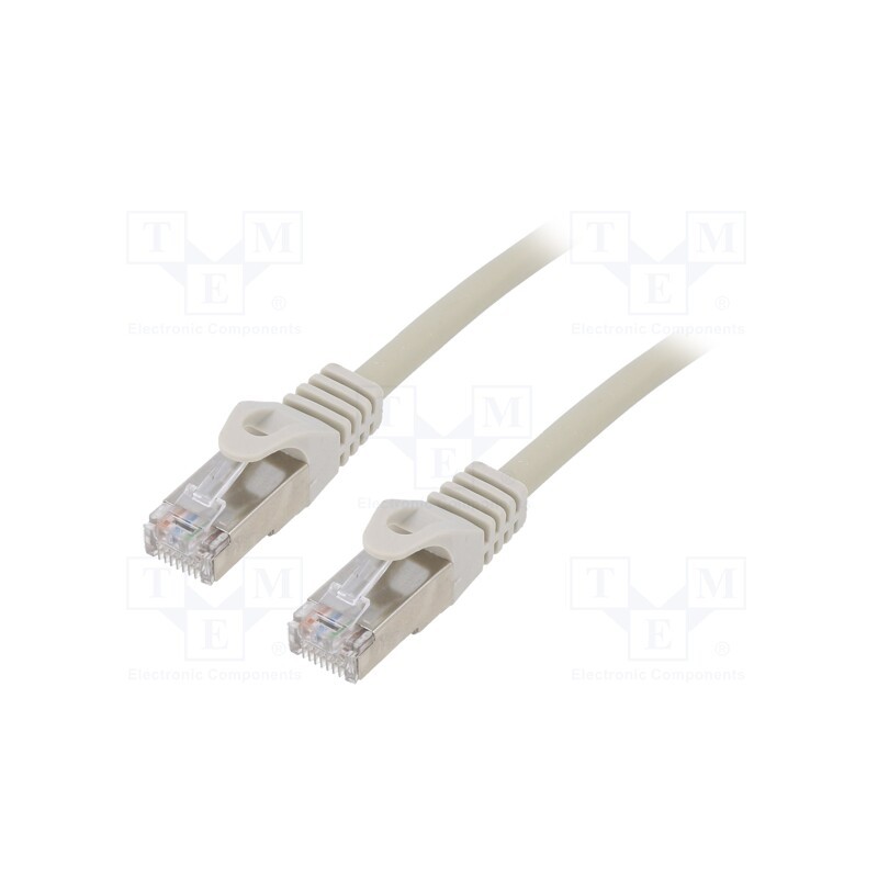 1 pcs x GEMBIRD - PP6-LSZH-5M - Patch cord, F/UTP, 6, stranded, CCA, LSZH, 5m, RJ45 plug,both sides