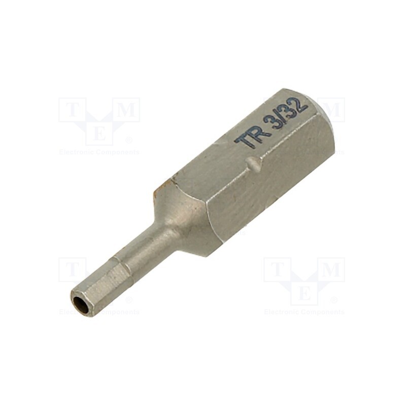 1 pcs x WIHA - 20556 - Screwdriver bit, hex key with protection, TR 3/32', STANDARD