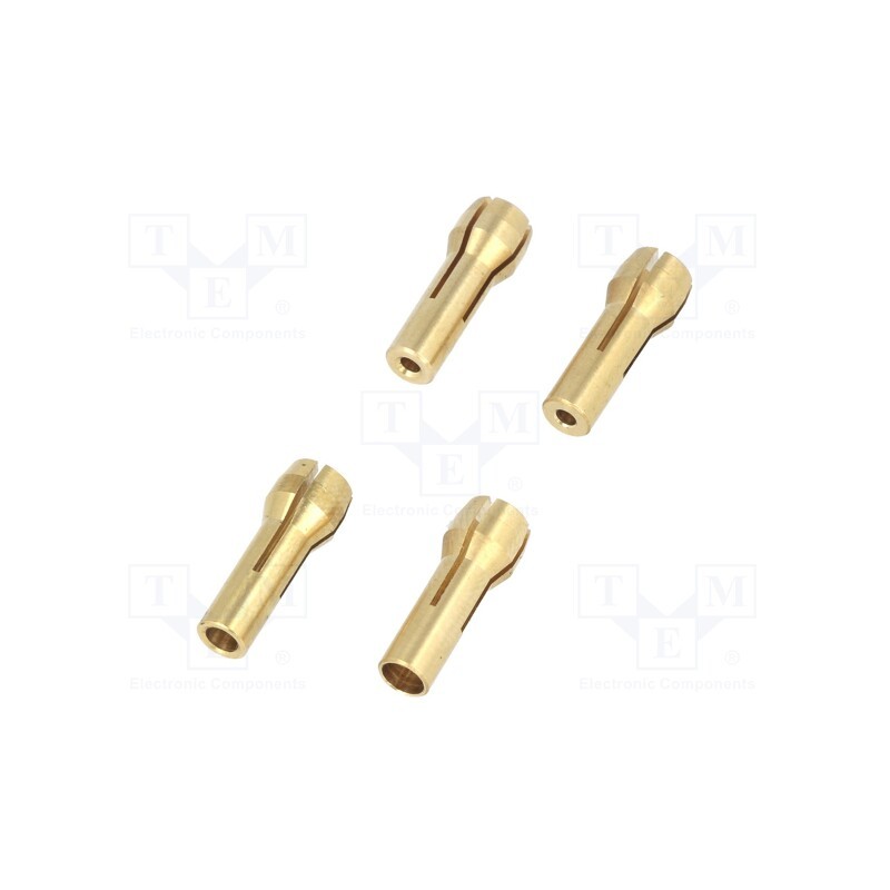 1 set x DONAU ELEKTRONIK - 1508 - Collets for drill holder, 0.3÷3.2mm, D-1504, 4pcs.