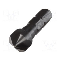 1 pcs x WOLFCRAFT - 2583000 - Countersink, 10mm, tinware,wood,plastic