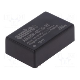 1 pcs x AIMTEC - AM6TIW-4812D-RZ - Converter: DC/DC, 6W, Uin: 18÷75V, Uout: 12VDC, Uout2: -12VDC, DIP24