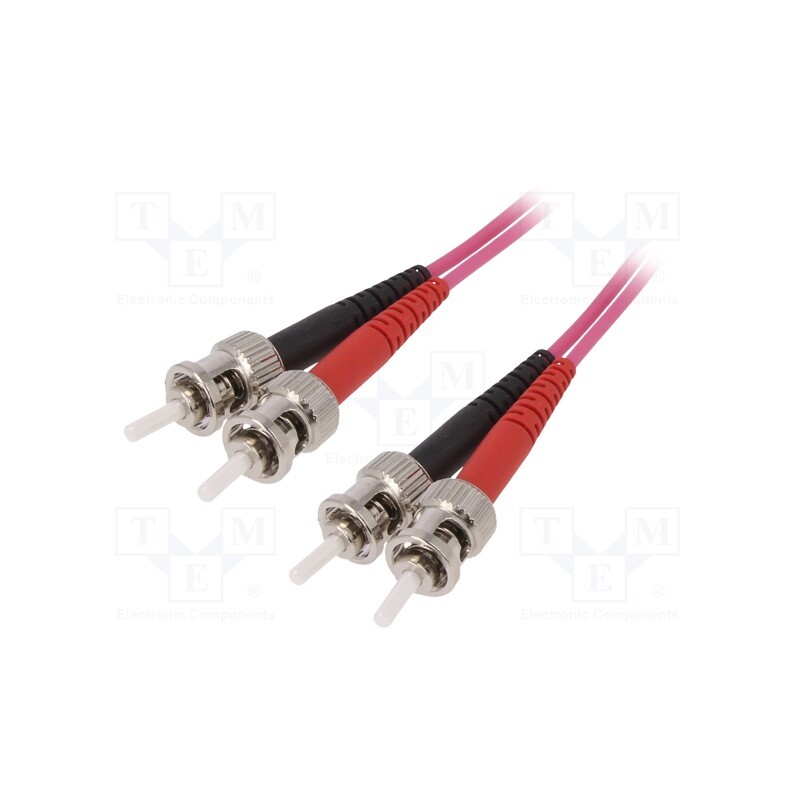 1 pcs x LAPP - 29022402 - Fiber patch cord, OM4, ST/UPC,both sides, 2m, LSZH, violet