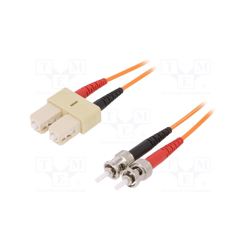 1 pcs x LAPP - 29021202 - Fiber patch cord, OM2, SC/UPC,ST/UPC, 2m, Optical fiber: 50/125um