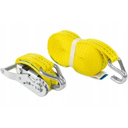 Lashing strap 4m 35mm 2t yellow, securing the trailer load