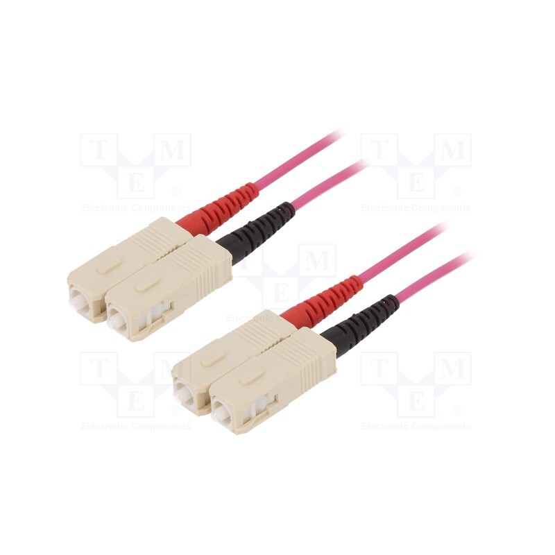 1 pcs x LAPP - 29011402 - Fiber patch cord, OM4, SC/UPC,both sides, 2m, LSZH, violet