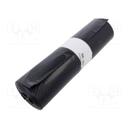 1 rol x PLAST - 03-02-36721 - Trash bags, polyetylene LD, black, 360l, 10pcs.