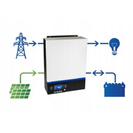 Hybrid inverter off grid esb 3kw 24v