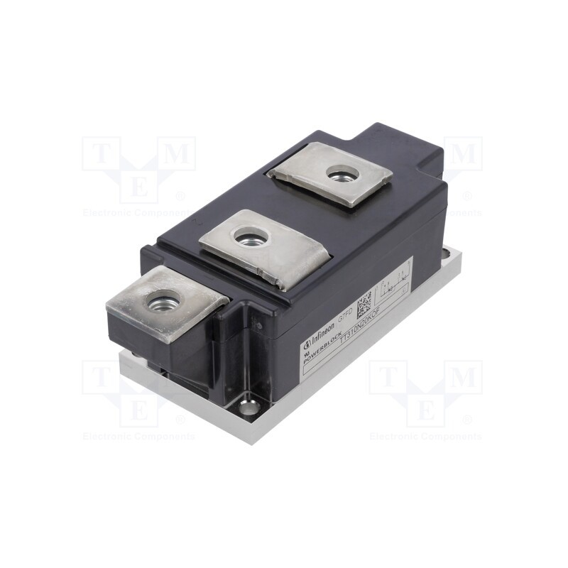 1 pcs x INFINEON TECHNOLOGIES - TT310N20KOF - Module: thyristor, double series, 2kV, 310A, BG-PB60-1, Ifsm: 10kA