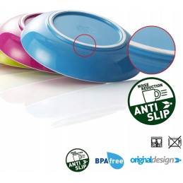 Green mug with a spoon, melamine Brunner, 300 ml