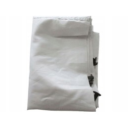 Inflatable vestibule for Pluto XL 7 trailer