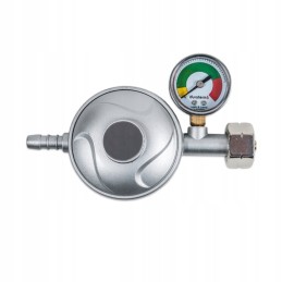 Gas reducer with 37 mbar pressure gauge