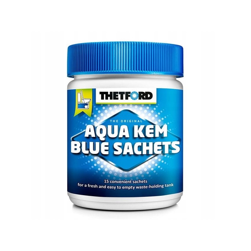 Aqua cream blue toilet sachets 15 pcs thetford