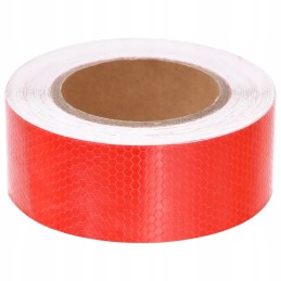Red reflective tape 2 5 cm x 20 m PVC
