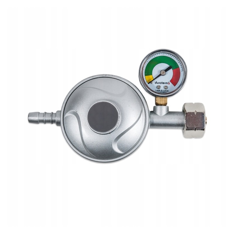 Gas reducer with a pressure gauge of 37 mbar maan