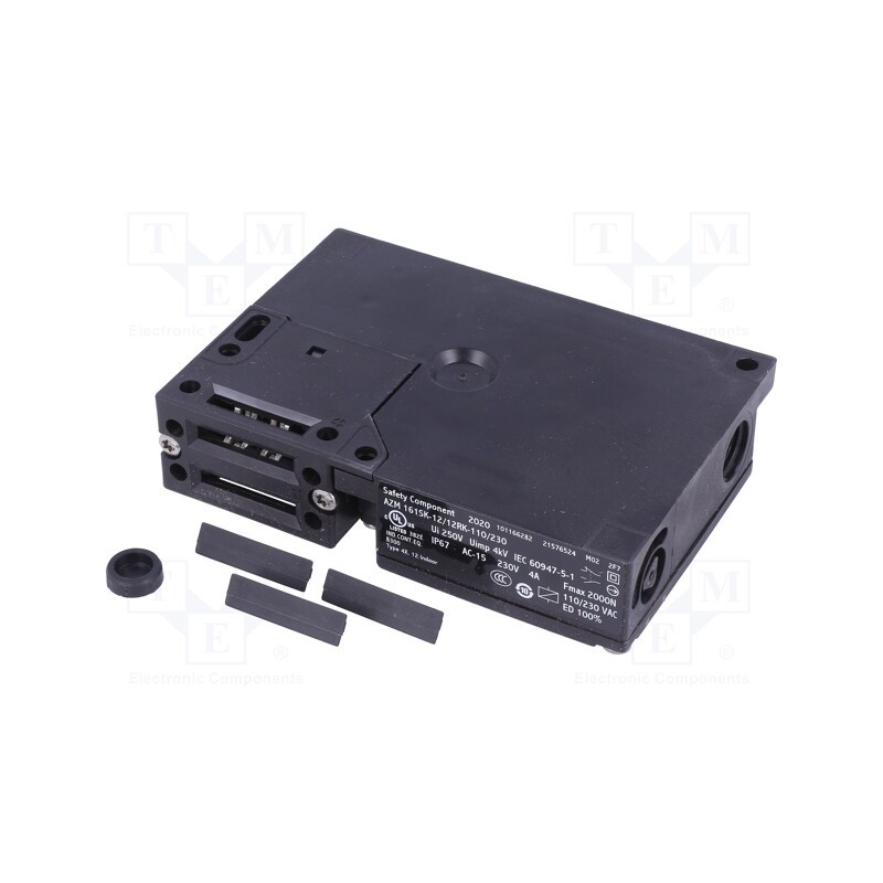 1 pcs x SCHMERSAL - AZM 161SK-12/12RK-110/230 - Safety switch: bolting, AZM 161, NC x4 + NO x2, IP67, plastic