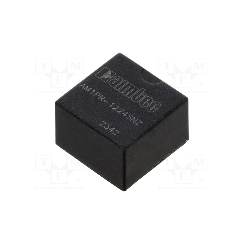 1 pcs x AIMTEC - AM1PR-1224SNZ - Converter: DC/DC, 1W, Uin: 9÷18V, Uout: 24VDC, Iout: 420mA, DIP7, THT