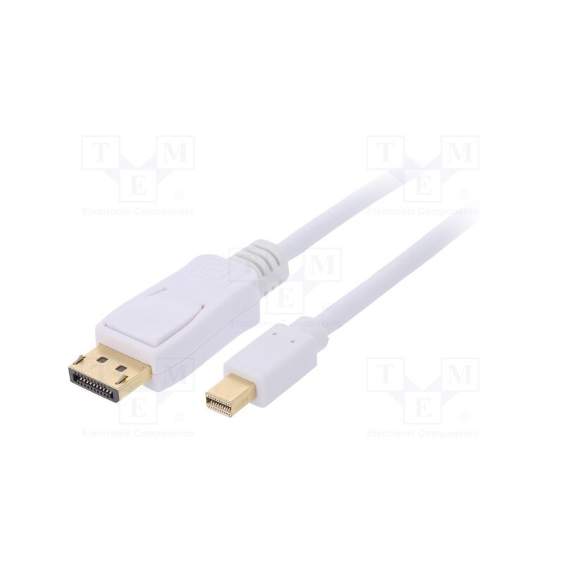 1 pcs x Goobay - 52859 - Cable, DisplayPort 1.1, DisplayPort plug,mini DisplayPort plug