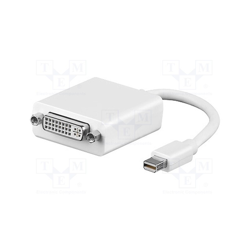 1 pcs x Goobay - 51728 - Adapter, DVI-D (18+1) socket,mini DisplayPort plug