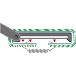 Step cover wiper for Fiamma camper