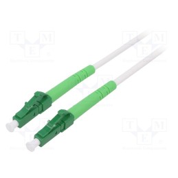 1 pcs x Goobay - 59590 - Fiber patch cord, OS2, LC/APC,both sides, 20m, LSZH, white