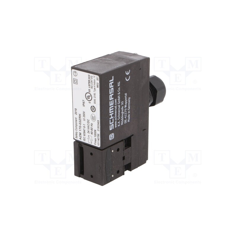 1 pcs x SCHMERSAL - AZM 170-02ZRK 24 VAC/DC - Safety switch: bolting, AZM 170, NC x2, IP67, Electr.connect: M20