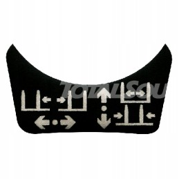 Sticker marking the lever 0009386603