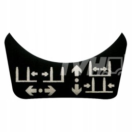 Sticker marking the lever 0009386603