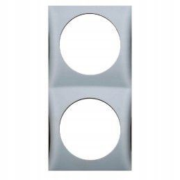 Berker chrome double frame for a boat camper