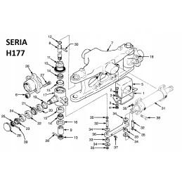 Suspension link pin hyster f001 h1 6ft