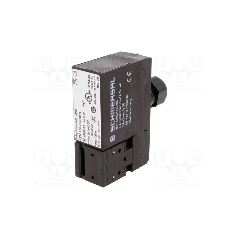 1 pcs x SCHMERSAL - AZM 170-02ZRKA 24 VAC/DC - Safety switch: bolting, AZM 170, NC x2, IP67, Electr.connect: M20