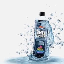 Woshup liquid for the toilet cassette in a camper trailer, bubble gum