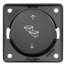 Berker 5-step button for a camper trailer