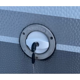 Water filler cap, nut, 2 keys, camper trailer