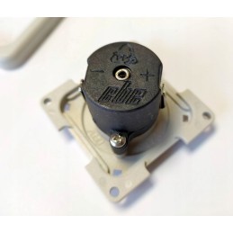 Built-in 12v cigarette lighter electrical socket with cover, gray